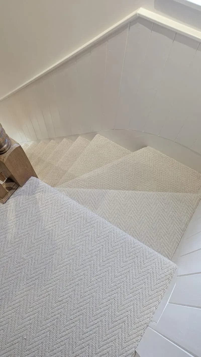 Stylish Herringbone Loop Carpet in Thetford