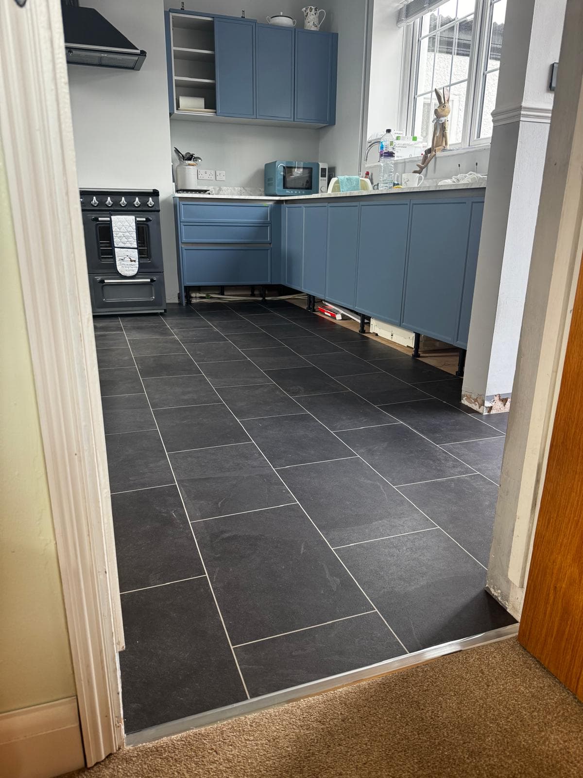 Contemporary Karndean Slate LVT in an Aylsham Home